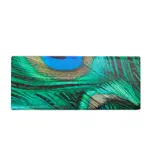 Etui à lunettes pliable,  plumes de paon