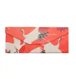 Etui à lunettes pliable, Grues blanches et rouges