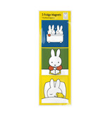 Kühlschrankmagnete, 3er-Set, Miffy geht schlafen
