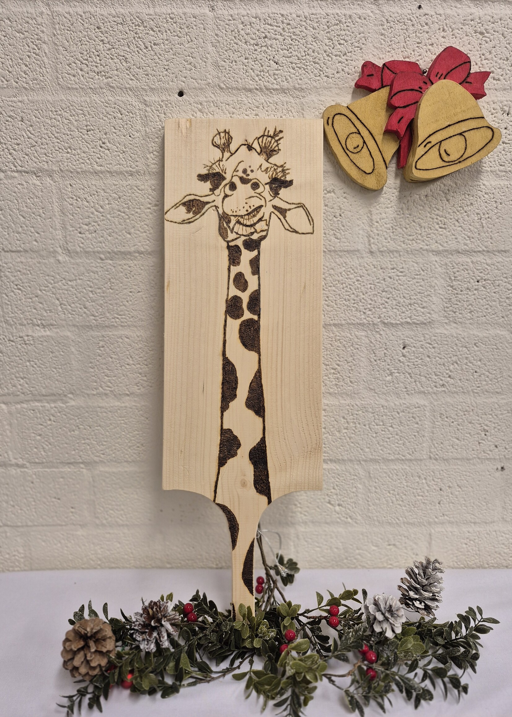 Houten Borrelplank - Giraffe