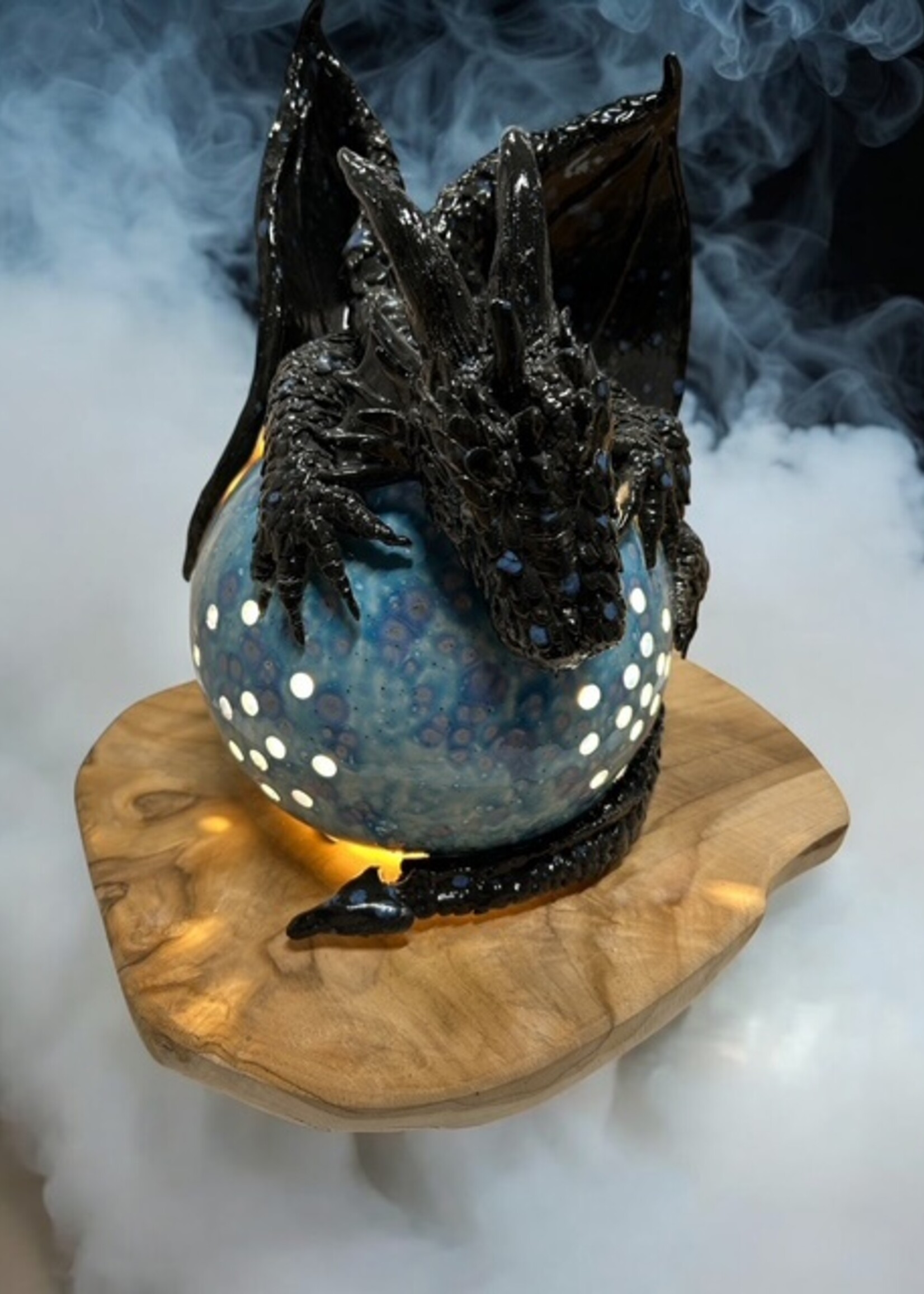 Draak op Bol  Lamp