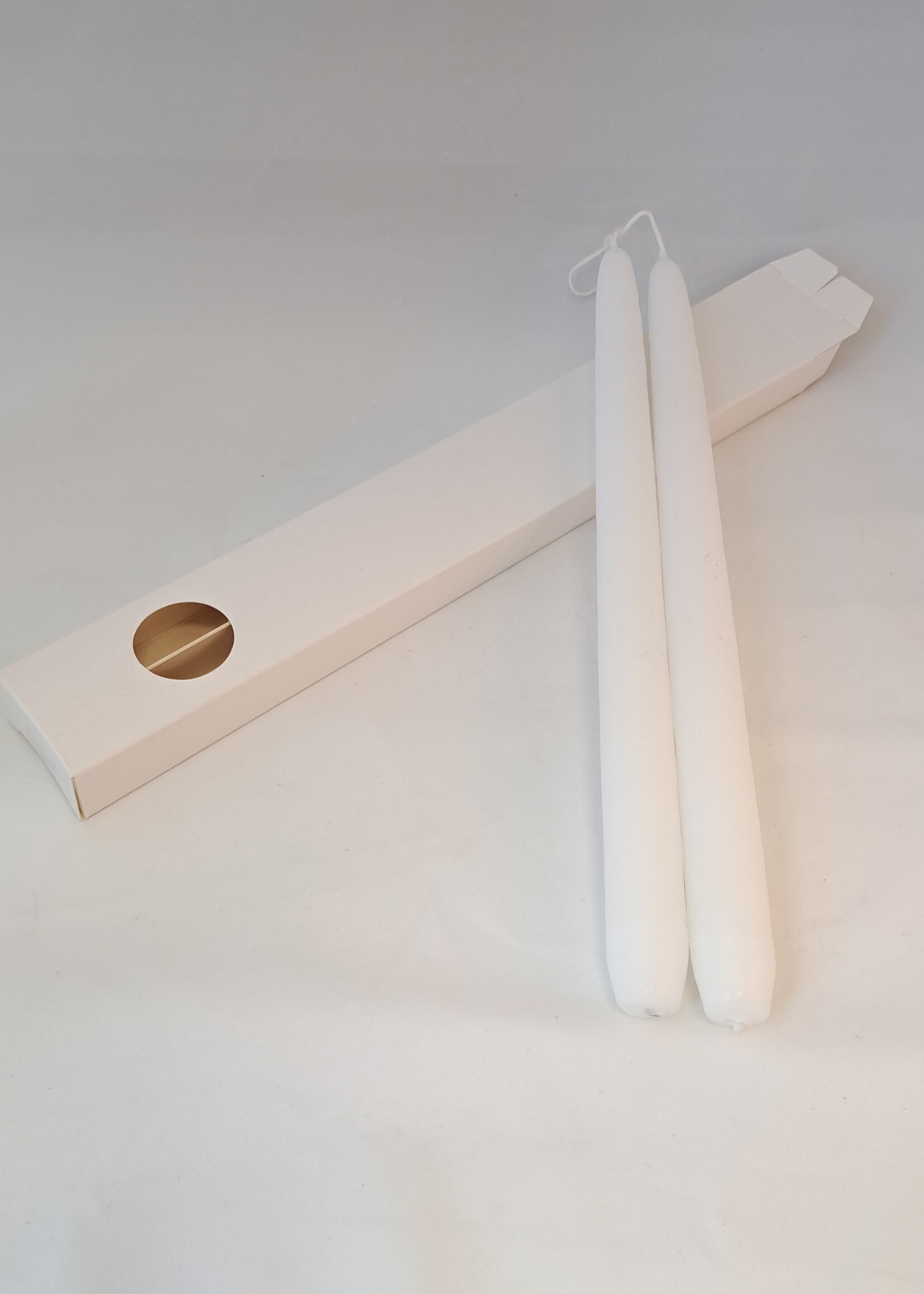 Duo Kandelaar kaarsen in doos wit