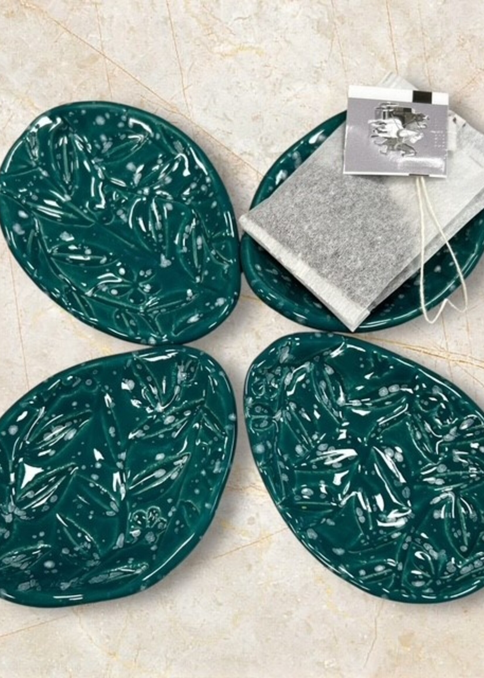 Set van 4 Keramische Theeschaaltjes