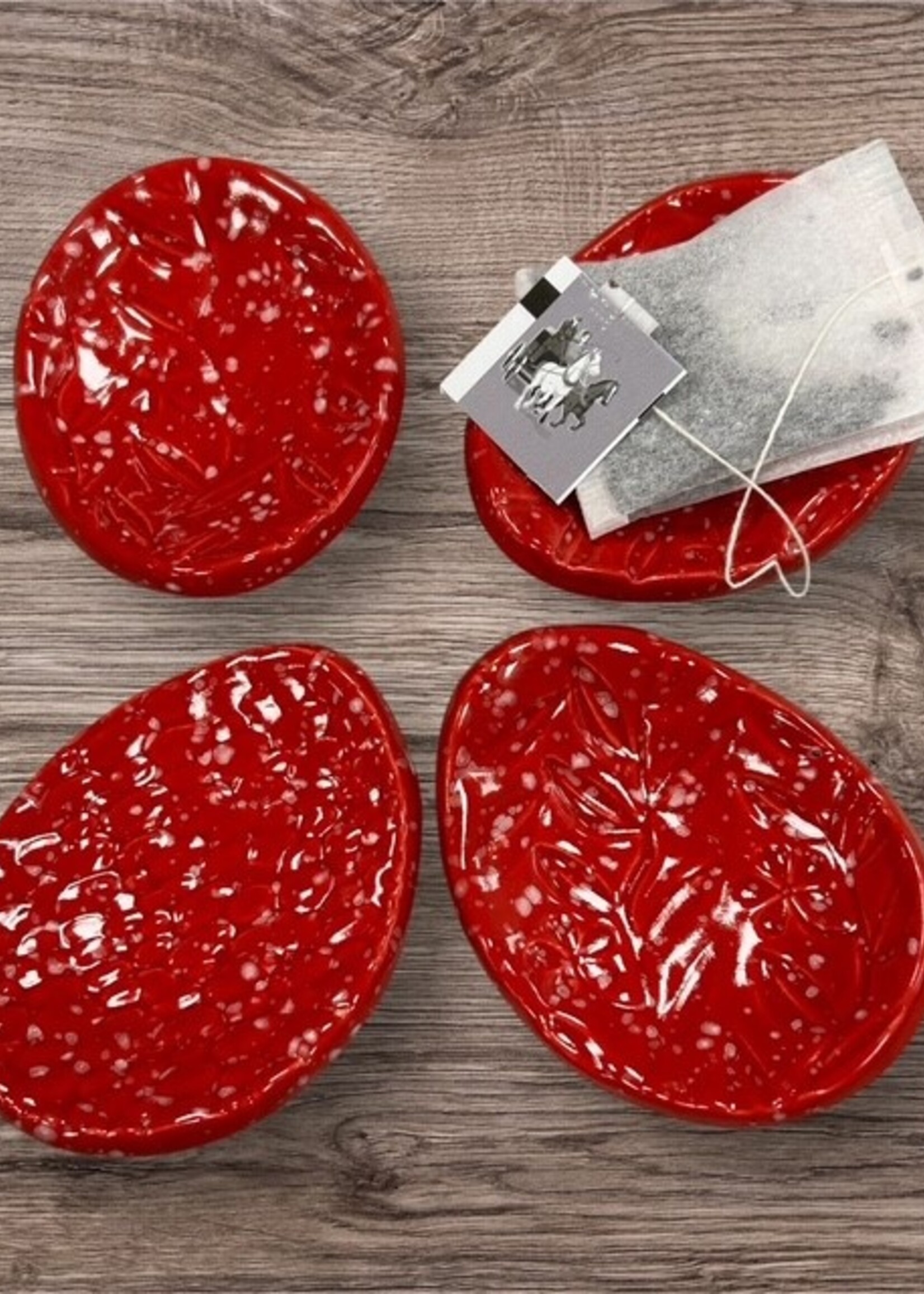 Set van 4 Keramische Theeschaaltjes