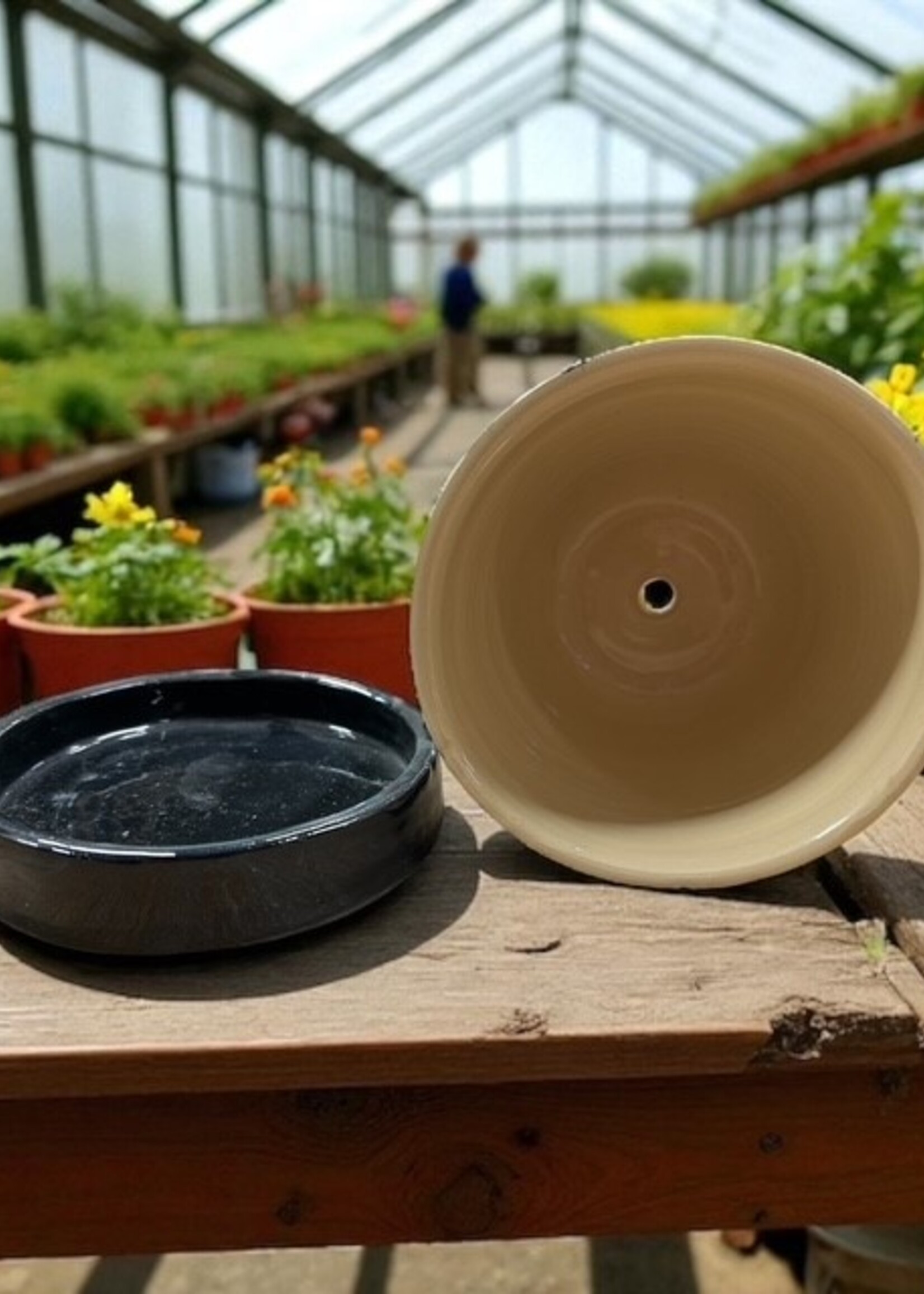 Set van 3 Keramische Plantpotten