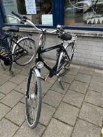 Zwarte heren fiets