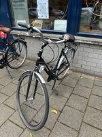 Zwarte dames fiets