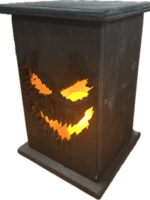 Houten lantaarn Halloween