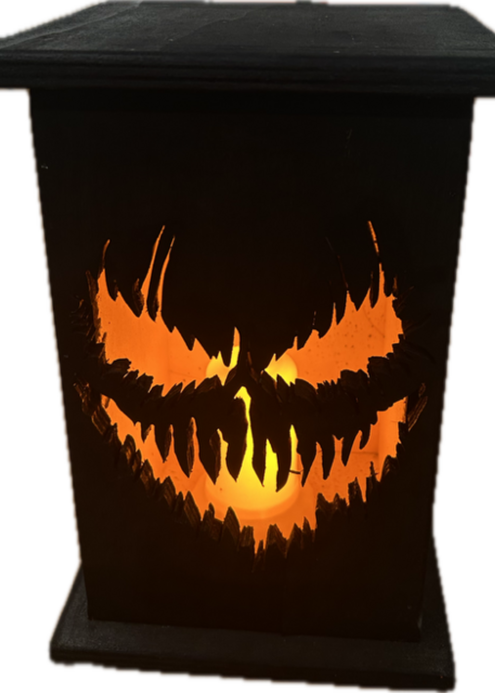 Houten lantaarn Halloween