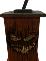 Houten lantaarn Halloween