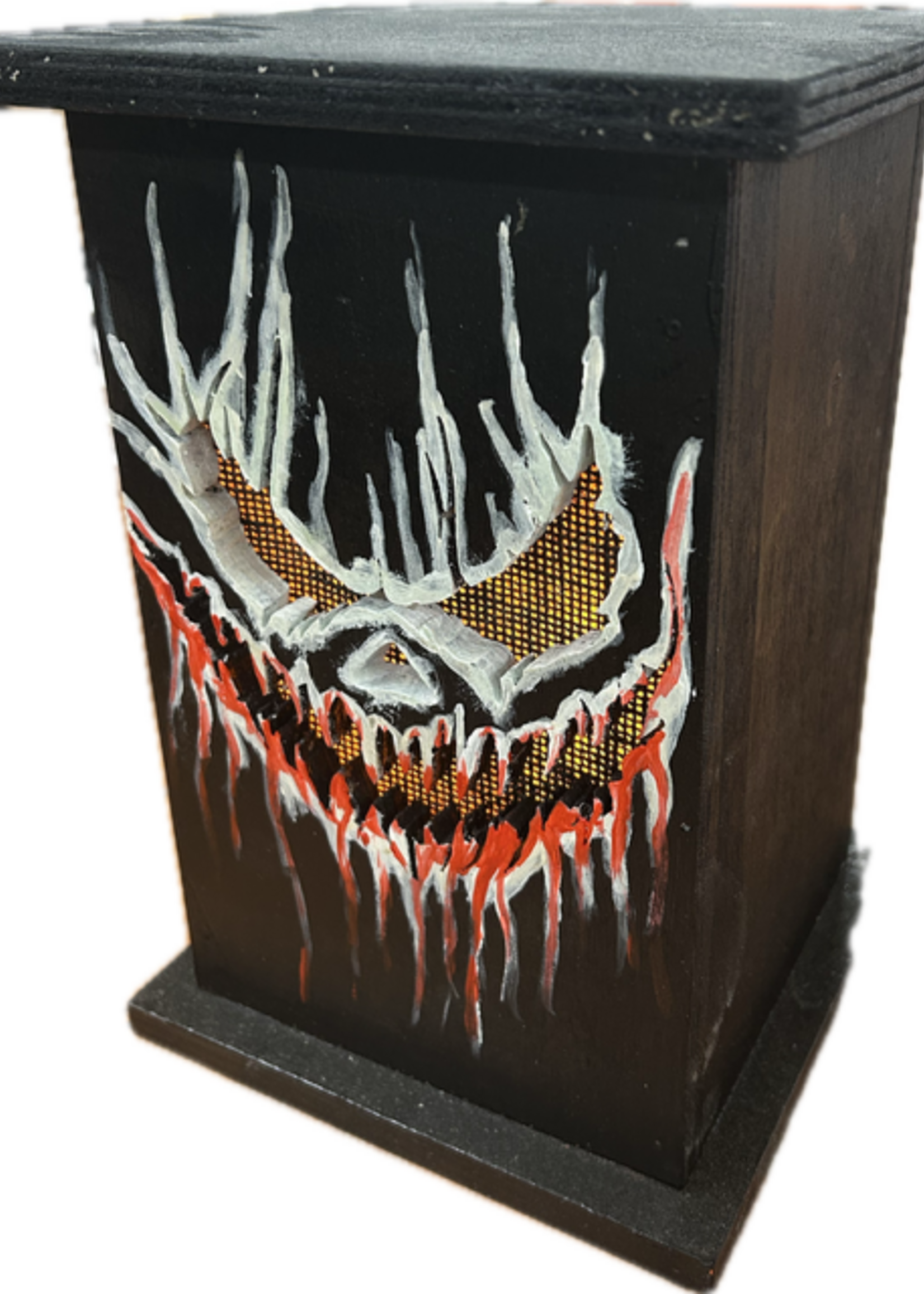Houten lantaarn Halloween