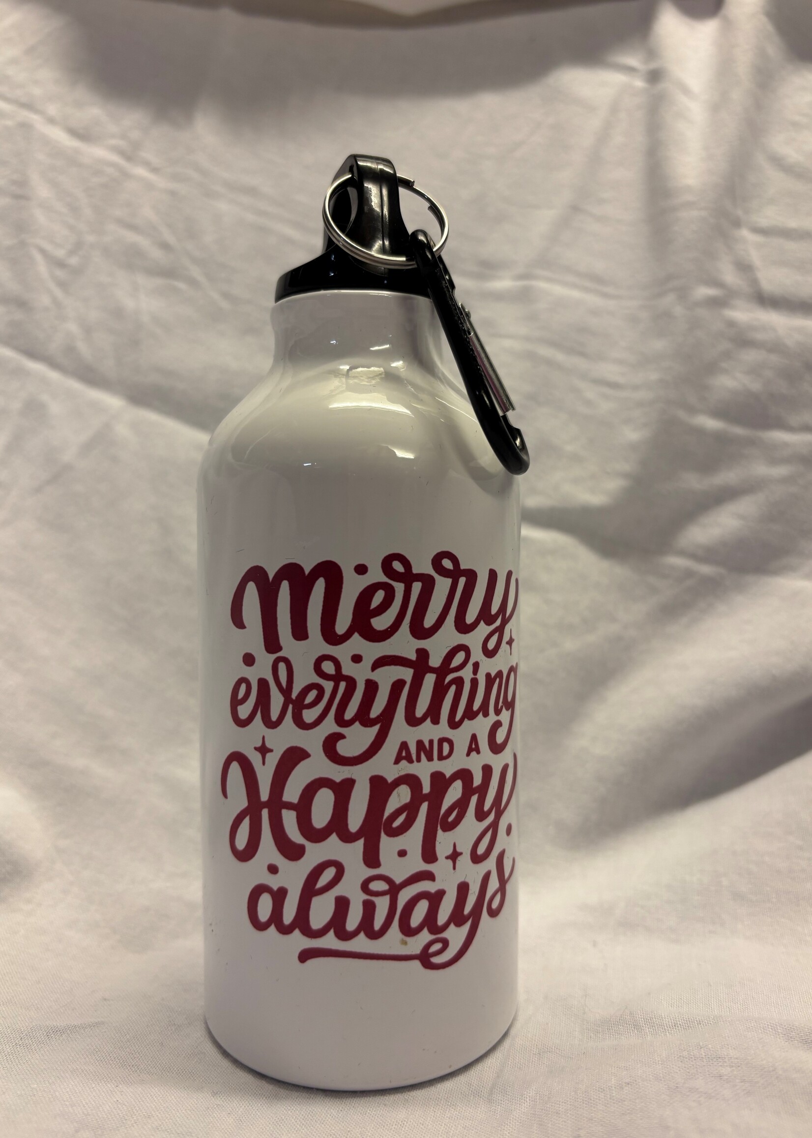 Waterfles met karabijnhaakje