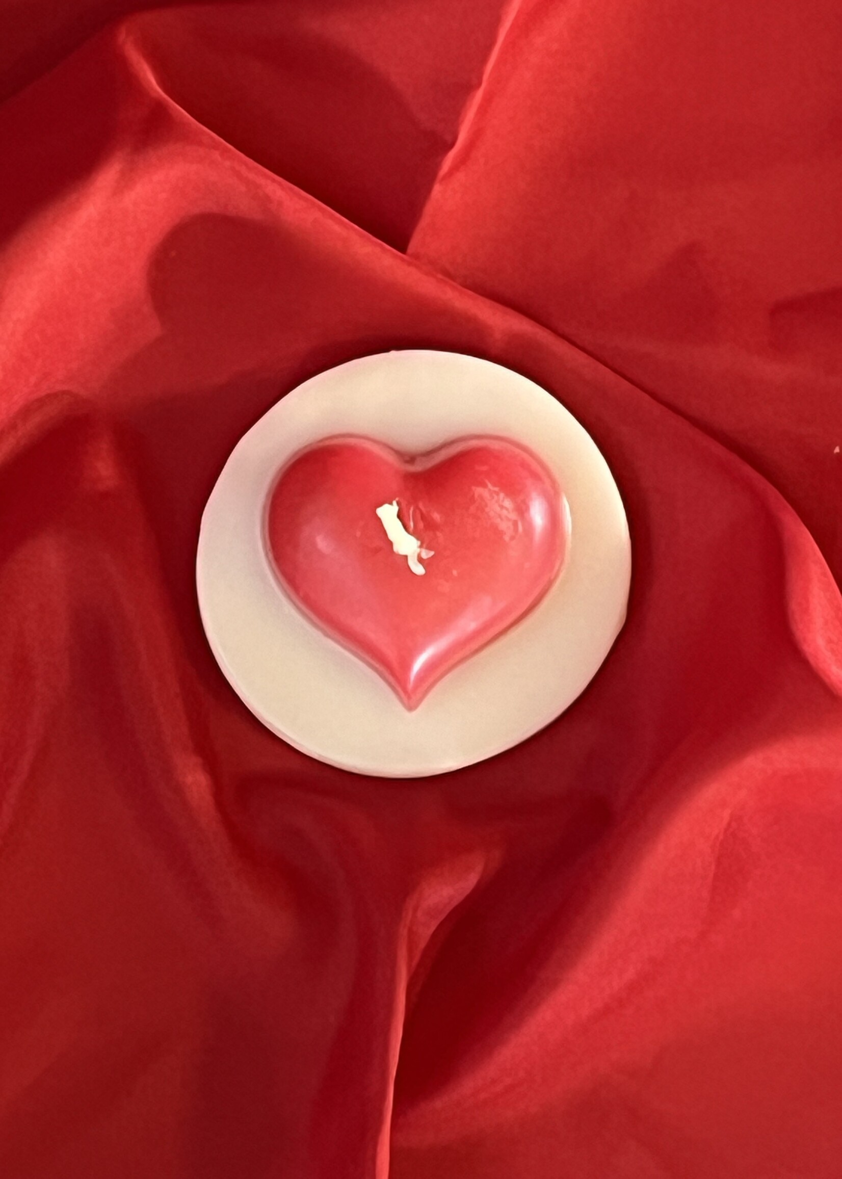 Hartvormige kaars, speciaal voor jouw Valentijn