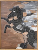 Kunstschilderij "Het paard"