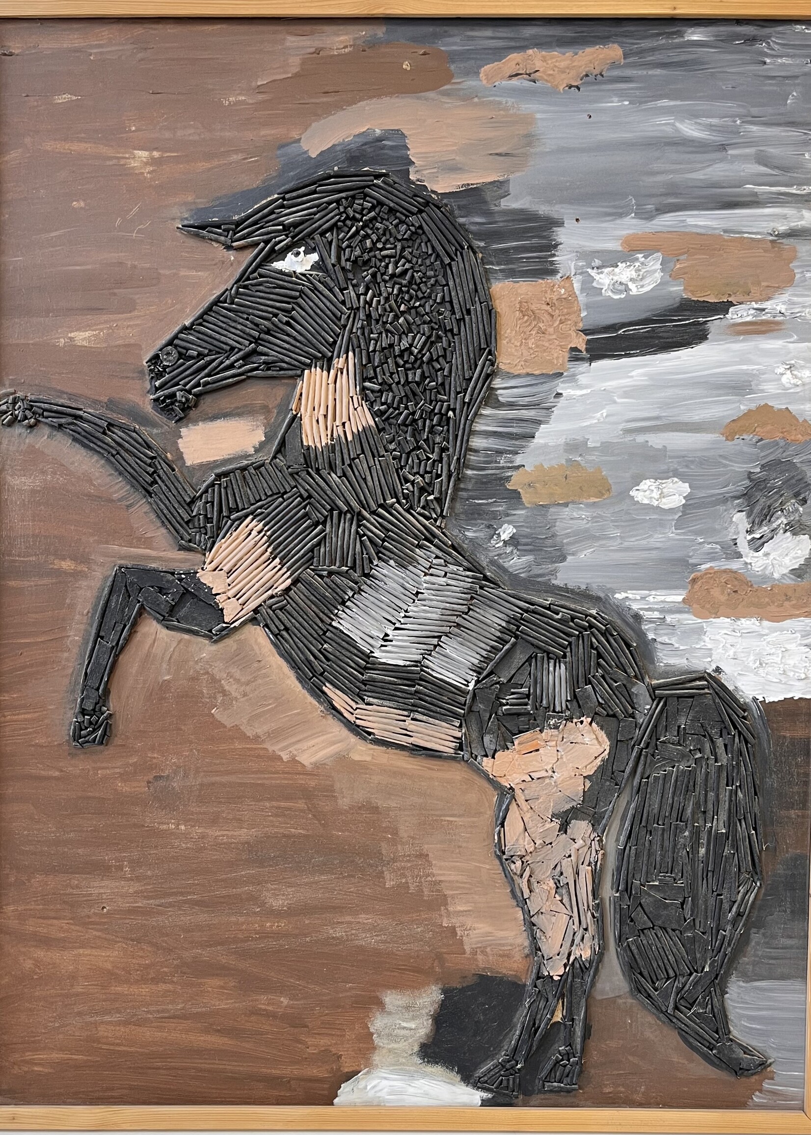 Kunstschilderij "Het paard"