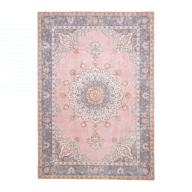 Dywan vintage - Lily Medallion Różowy - sfeer