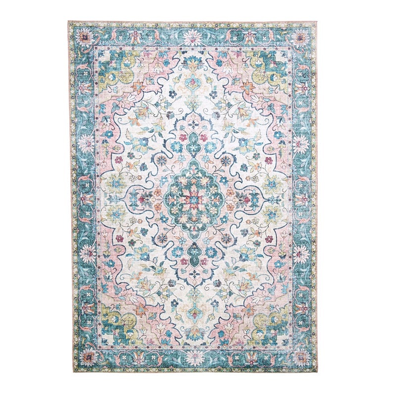 Dywan vintage - Lily Oriental Niebieski/Różowy - sfeer