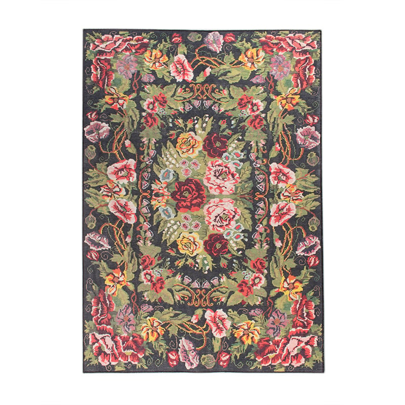 Dywan - Estate Rose Kilim Zielony - sfeer