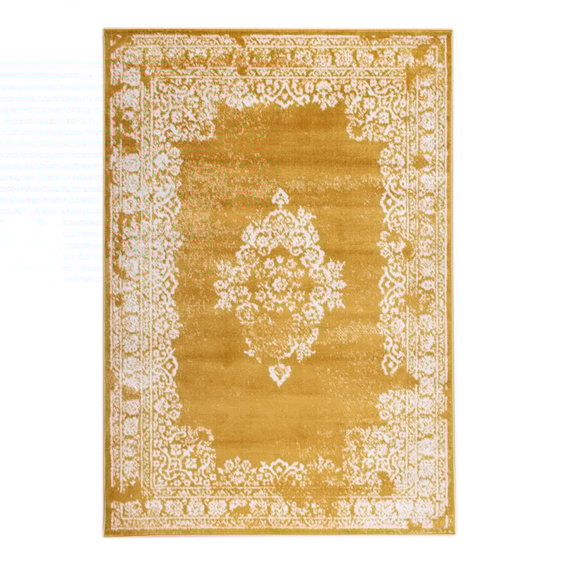 Dywan Vintage - Adore Medaillon Żółty - sfeer