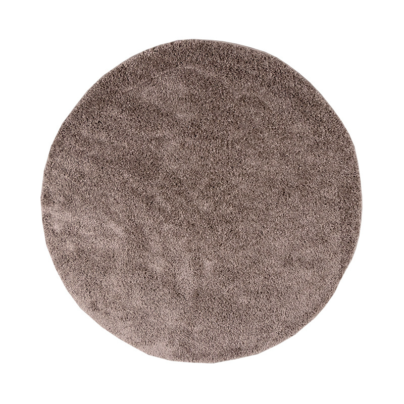 Dywan okrągły z długim włosiem - Lofty Taupe - sfeer