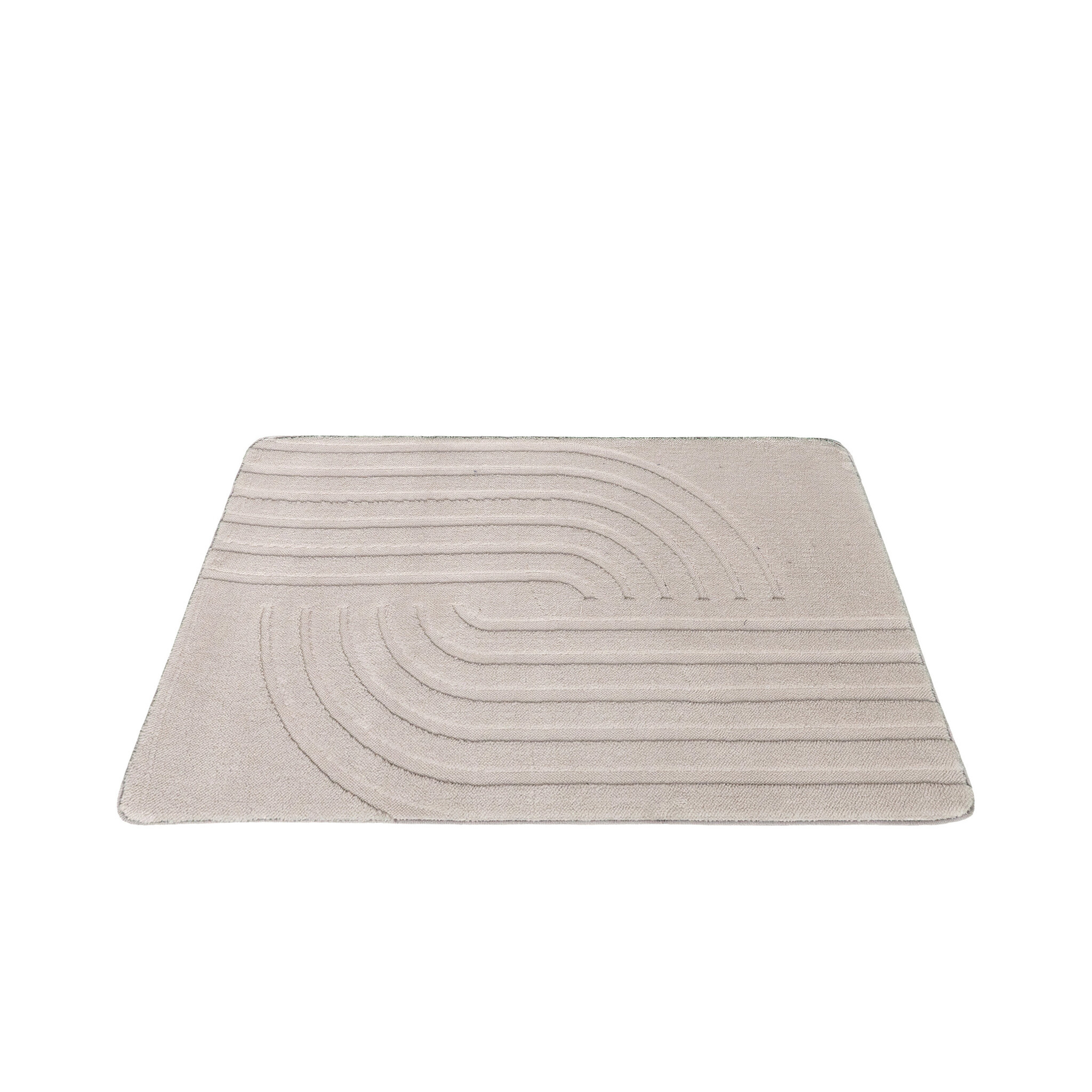 Dywanik łazienkowy - Cassie Curves Taupe - sfeer