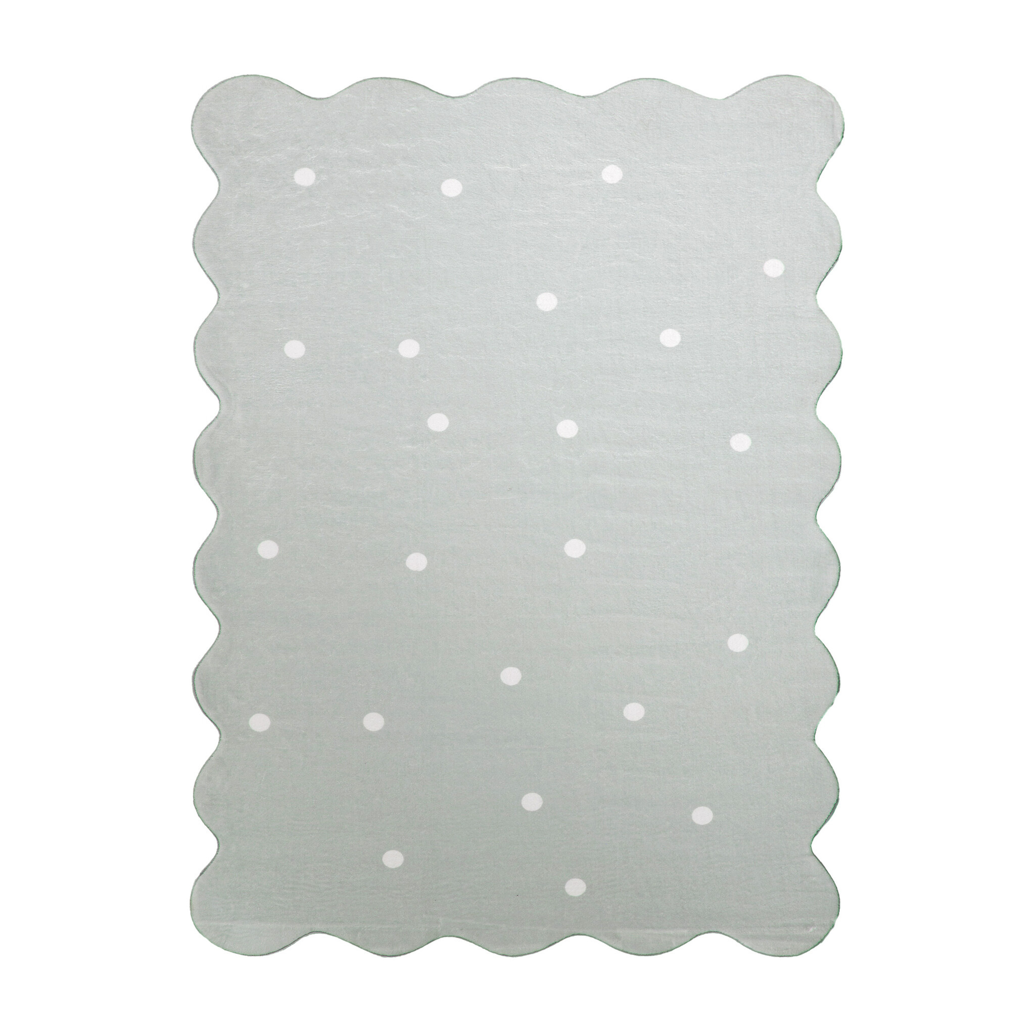 Dywan do pokoju dziecięcego - Cloudy Dots Miętowy - sfeer