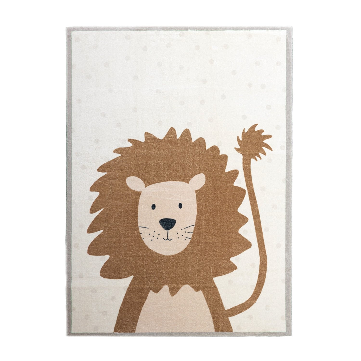 Dywan dziecięcy nadający się do prania - Simba Lion Brązowy - sfeer