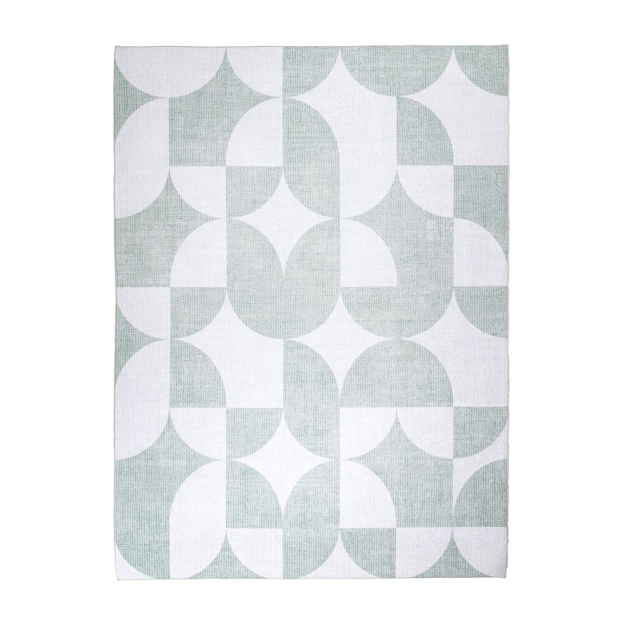 Dywan zewnętrzny abstrakcja - Groovy Tiles Zielony - sfeer