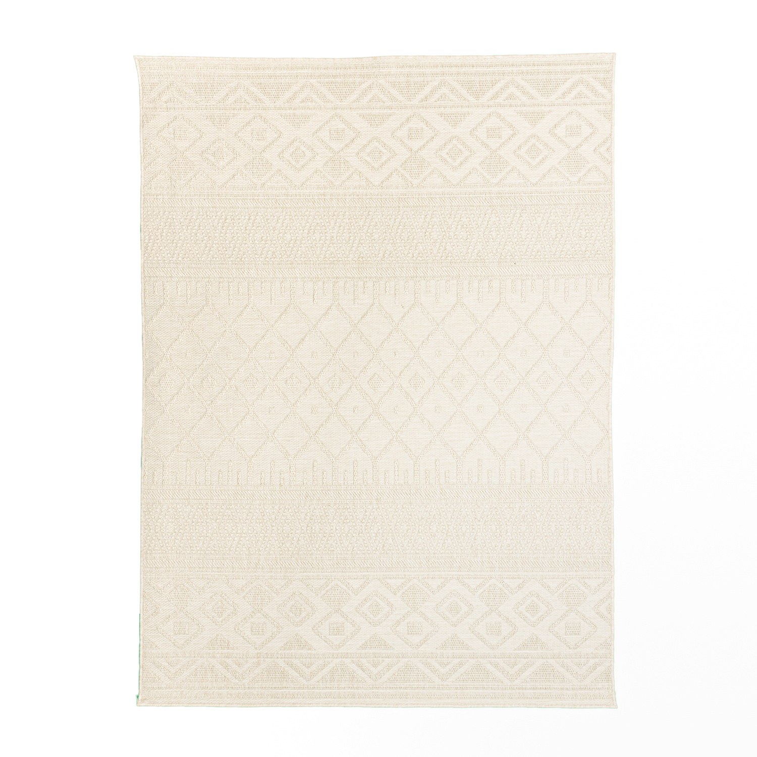 Dywan do wnętrz i na zewnątrz - Dunes Geo Kremowy - sfeer