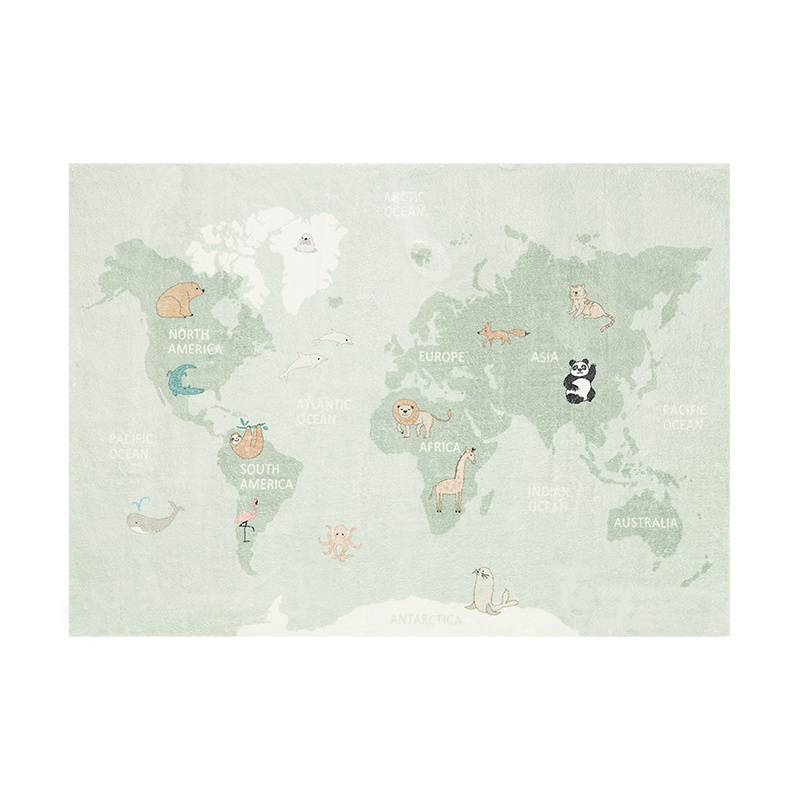 Dywan dziecięcy - Globe Miętowy - sfeer