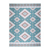 Dywan zewnętrzny boho - Vedra Aztec Niebieski - thumbnail 1