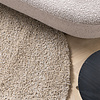 Dywan okrągły z długim włosiem - Yves Taupe - thumbnail 3