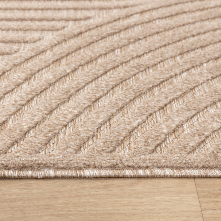 Dywan nowoczesny - Nori Curves Taupe