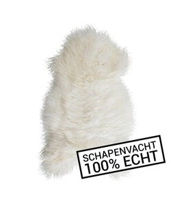 Biała skóra owcza 90 cm – dywanik