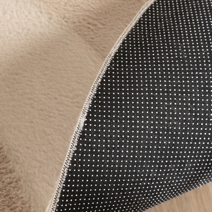 Okrągły dywan z niskim włosiem – Cozy Beige