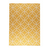 Geometryczny Dywan Zewnętrzny – Faro Ripple Yellow - thumbnail 1