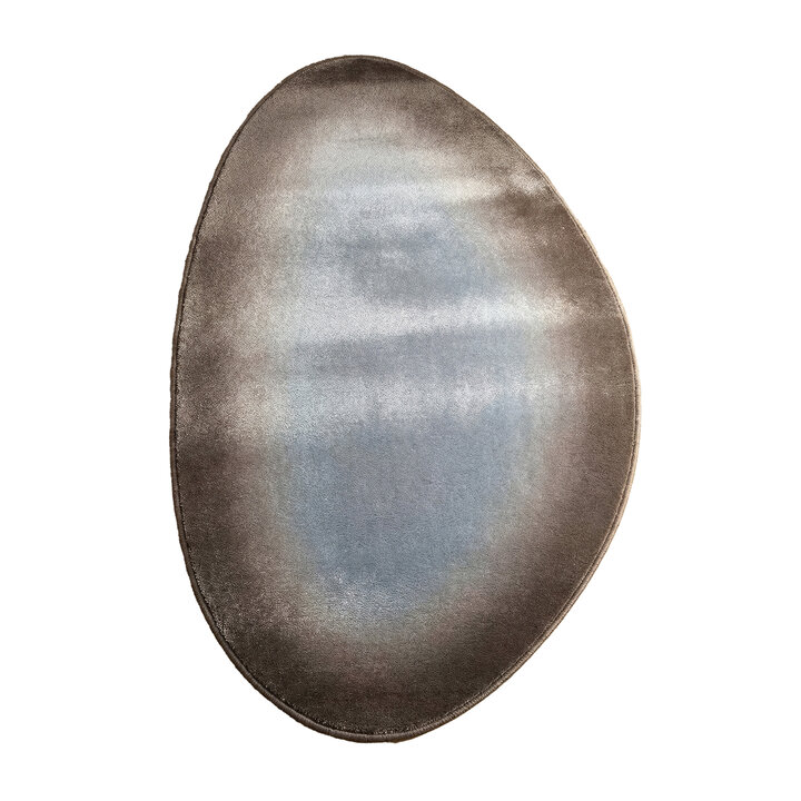 Dywan organiczny - Mellow Niebieski/Taupe