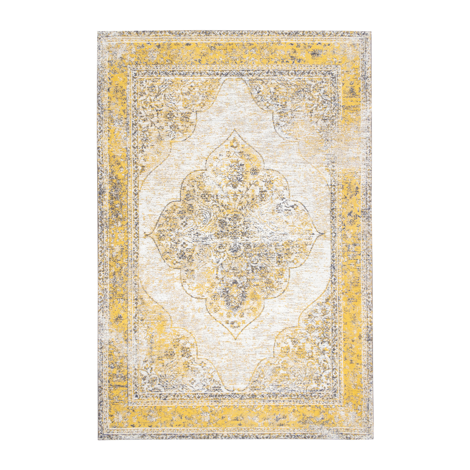 Dywan vintage – Admire Żółty - sfeer