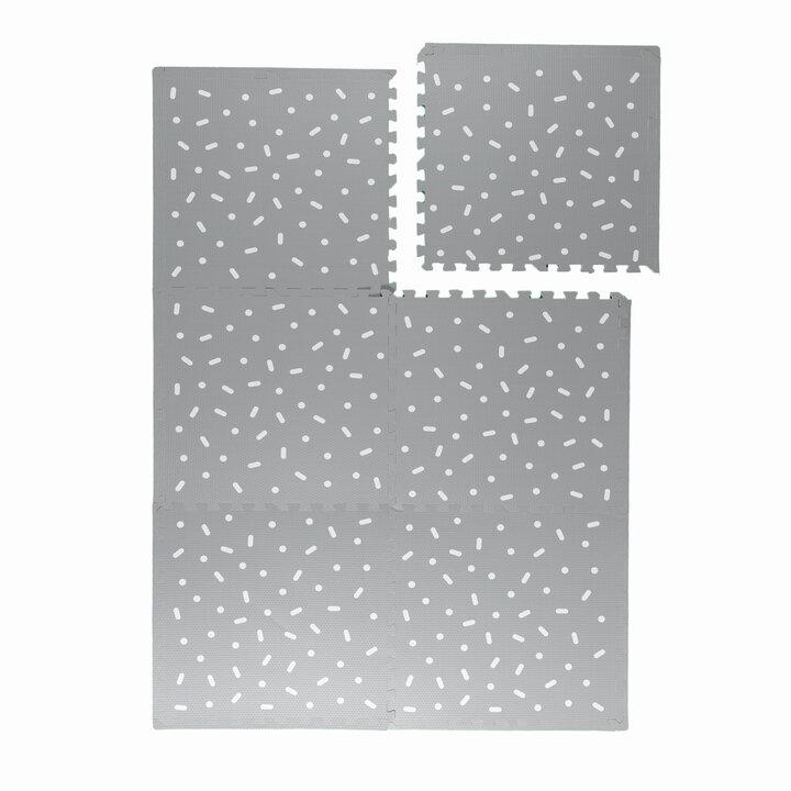 Mata piankowa Puzzle – Alfie Sprinkles Szara