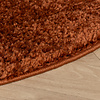 Okrągły dywan z wysokim włosiem – Wish Terracotta - thumbnail 6