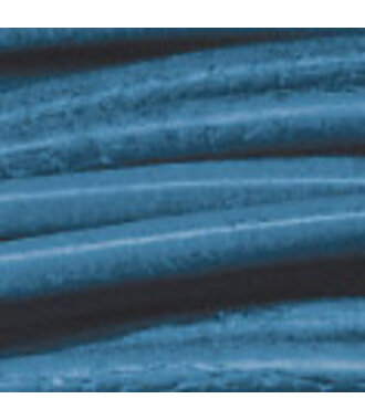 Geitenleren koord ø1.5 mm Blauw 1 meter - 12 stuks