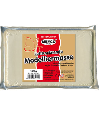 Luchtdrogende klei wit 1 kilo - 2 stuks
