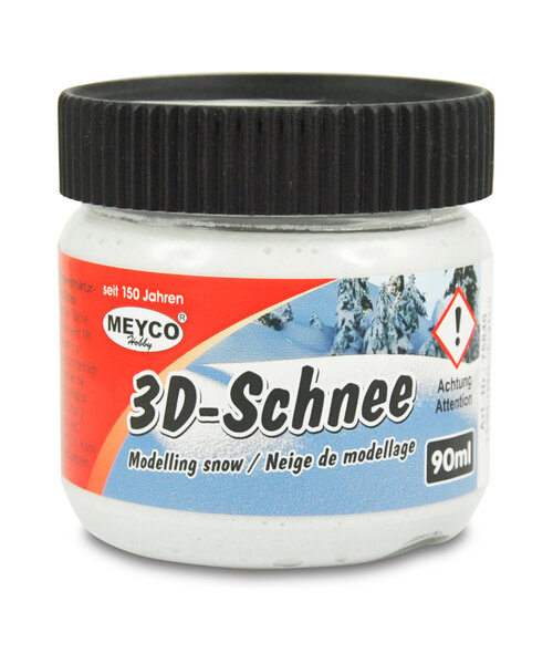 Meyco 3D structuur sneeuw  100 ml - 6 stuks
