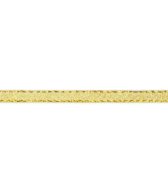 Goudkleurige taft lint 5 mm x 50 meter - 1 stuks