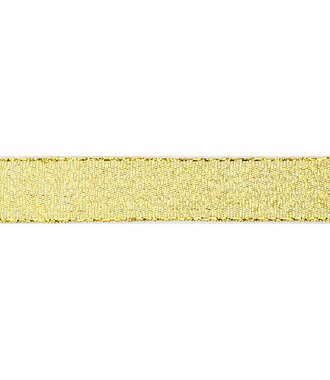 Goudkleurige Taft Lint 15 mm x 50 meter - 1 stuks