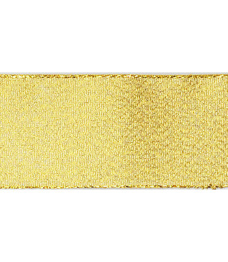 Goudkleurige Taft Lint 40 mm x 50 meter - 1 stuks