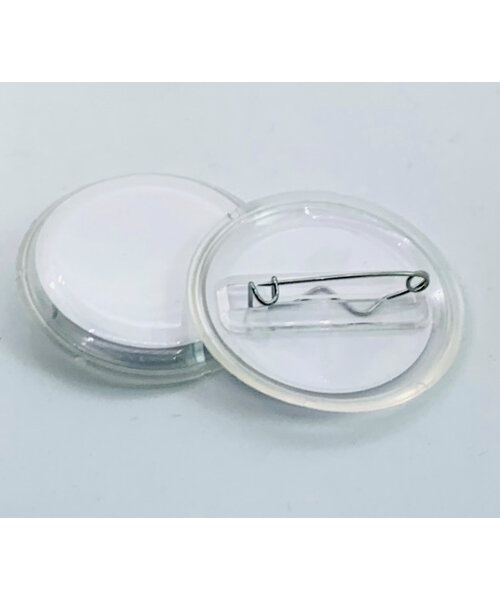 Hobby & Crafting Fun Transparante lege buttons 9  stuks 47 mm
