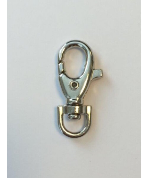 Hobby & Crafting Fun Karabijnsluiting 1 stuks 35 mm zilver