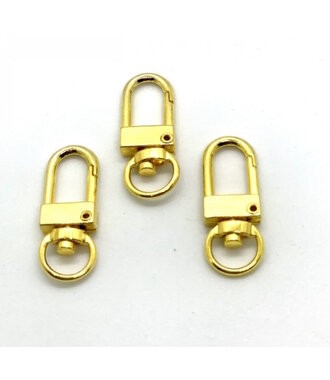 Clasps Sluiting 32 mm 3 stuks goud