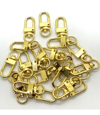 Clasps Sluiting 32 mm 100 stuks goud
